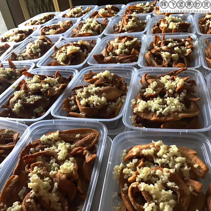 食懷200G福建小吃閩南特產(chǎn)衙口豬肉粕豬油粕脂渣肉脯干豬油渣肉渣熟食 蒜蓉(潤)
