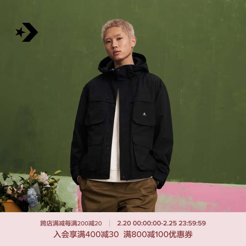 ������Converse���ٷ� �ﶬ�о�ˮ���Ź�װ��п���ñ����10026948 10026948-A03 L