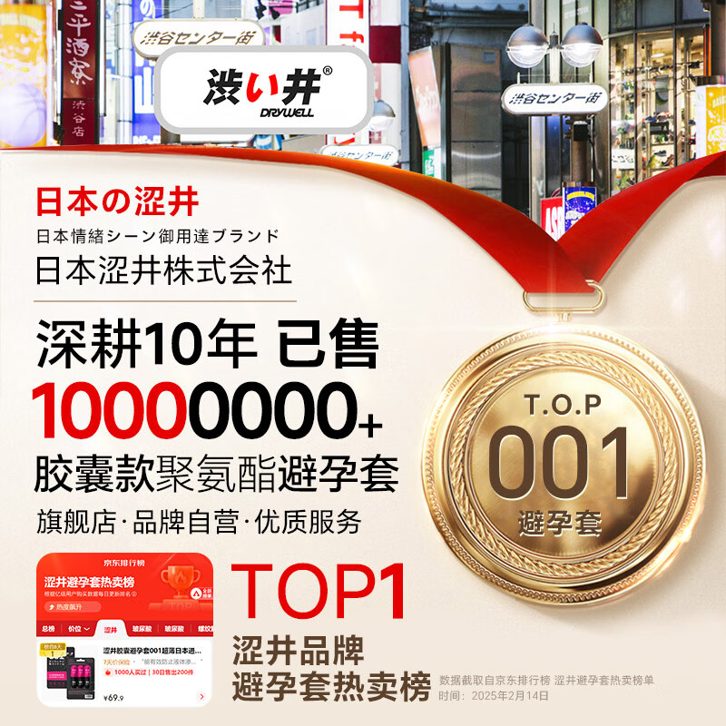 涩井001超薄胶囊避孕套日本进口品牌延迟超薄000.01男专用安全套套byt 快潮3只x4盒 送延时喷雾5ml 日本涩井001胶囊聚氨酯避孕套超薄0.01隐形裸入
