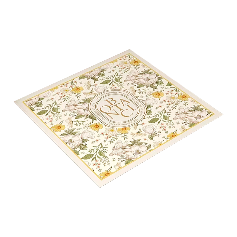 格铃澜 洗衣机盖垫防水防晒罩硅藻泥防尘盖布冰箱顶防滑免洗吸水垫床头柜通用垫子60*60cm 陌上花开GXG-6