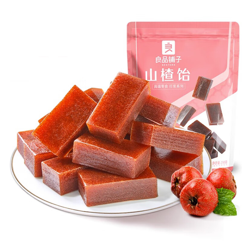 山楂飴250gX3袋散裝懷舊山楂類制品糕片條兒童小吃零食 山楂飴250g×3袋