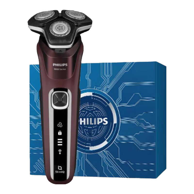 百亿补贴:飞利浦(PHILIPS)剃须刀电动全新黑蜂巢5系剃胡刀刮胡刀三刀头1小时快充胡须刀升级款送男友送长辈新年生日礼物 【S5831 】 礼盒装+护眼仪605元
