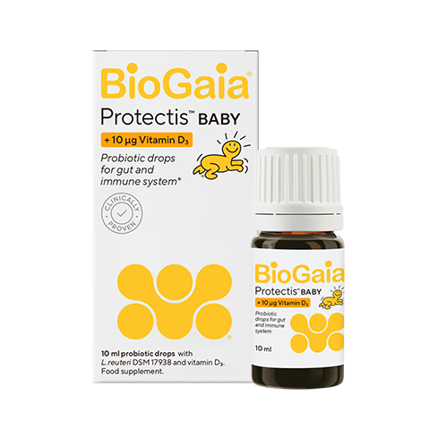 BioGaia拜奧益生菌 新生兒嬰幼兒VD版益生菌滴劑羅伊氏乳桿菌玻璃瓶10ml