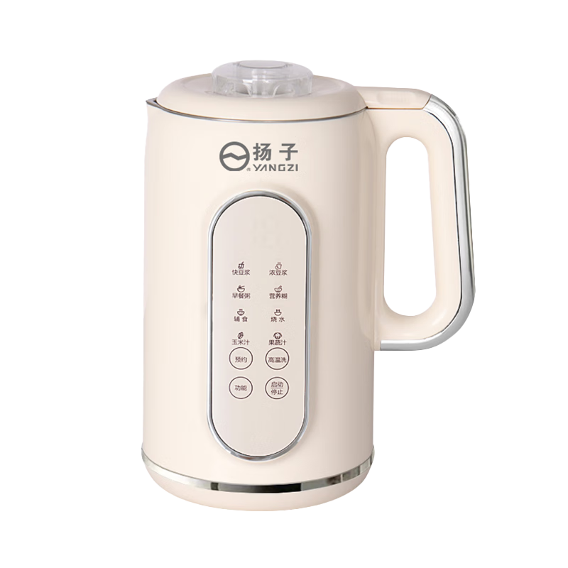 扬子破壁机家用1.7L全自动免煮免滤豆浆机5-6人大容量榨汁机多功能五谷杂粮料理机B-001【抖音同款】