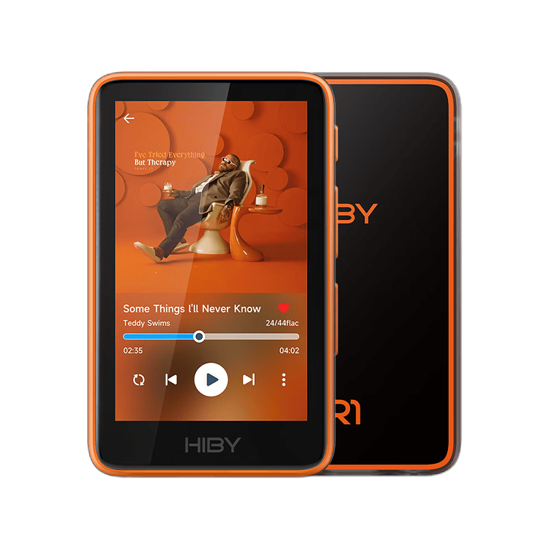 HiBy R1 海贝纯音音乐播放器便携蓝牙无损MP3硬解DSD随声听CS43131标准版 橙色	