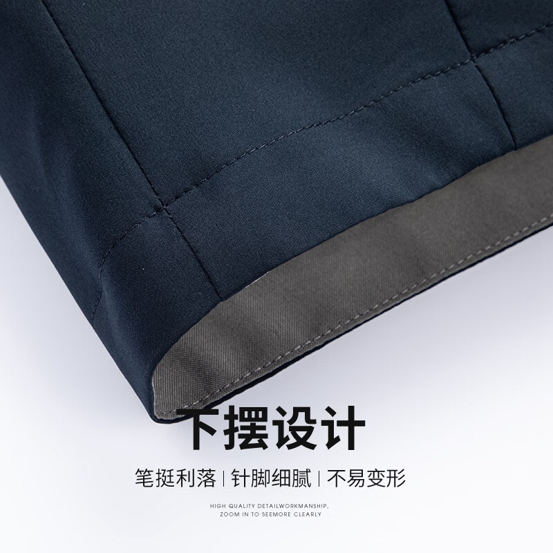 SHANSHAN杉杉【双面穿立领】春秋薄款夹克男防风男士新年红品商务上衣外套 黑色 2XL /185【建议145-160斤】