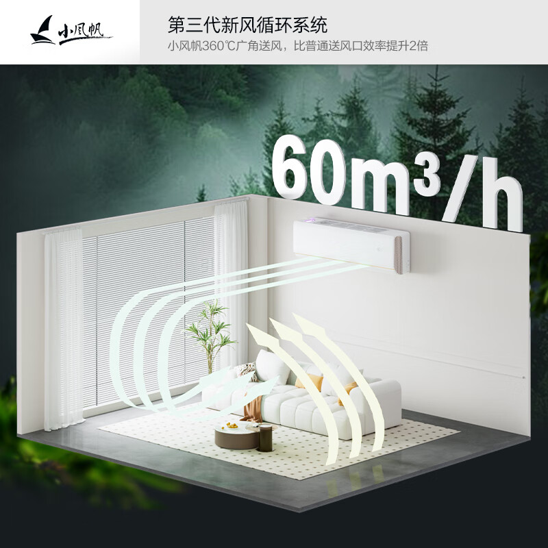 康佳康佳空调 1.5匹新一级能效 变频冷暖 壁挂式空调KFR-35GW/DLF-A1