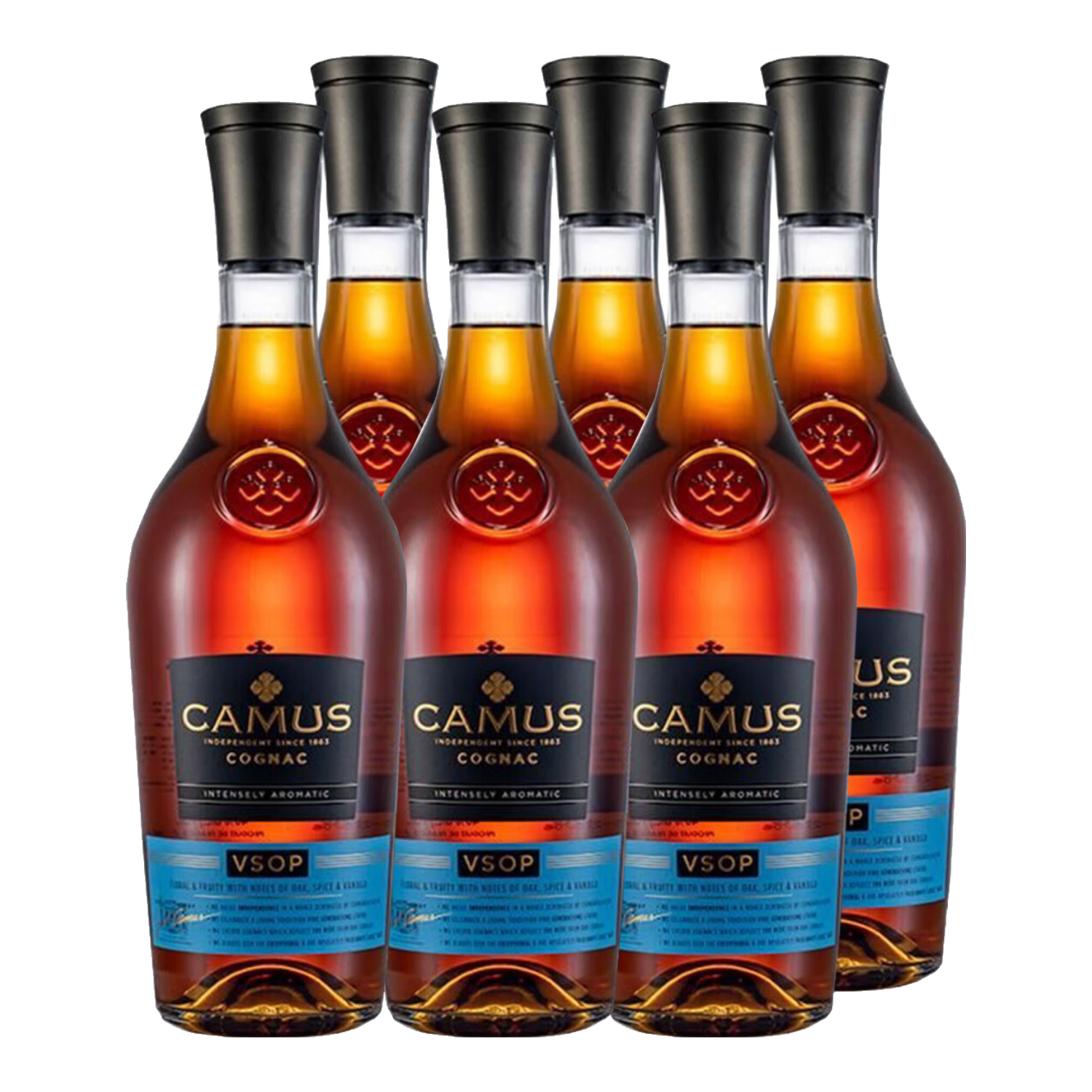 卡慕CAMUS金花vsop干邑 原瓶進(jìn)口白蘭地洋酒1000ml 新一代鑒定倉發(fā)貨 卡慕VSOP 1000mL 6瓶 帶盒