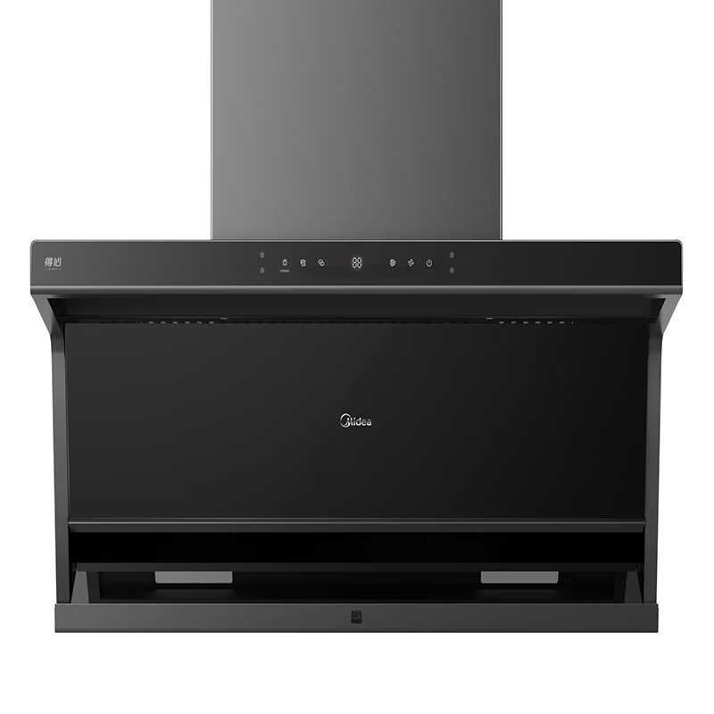 美的（Midea）油烟机 26立方爆炒大吸力 变频巡航 厨后自旋洗 手机控制家用抽油烟机CXW-140-JJD6S Pro*
