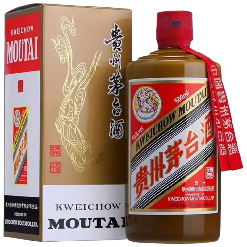 茅台 MOUTAI 精品茅台 53%vol 酱香型白酒 500ml