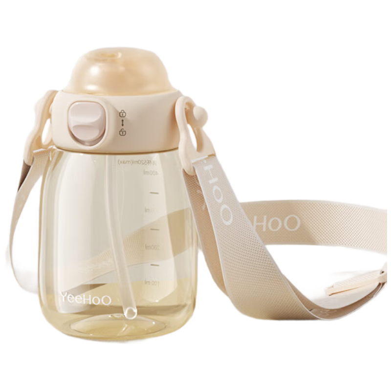 英氏（YEEHOO）PPSU噸噸桶兒童吸管水杯寶寶直飲水壺幼兒園喝水2歲-4歲以上520ml