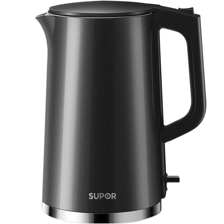 苏泊尔（SUPOR）电水壶热水壶 1.7L全钢无缝内胆 双层防烫电热水壶 316L不锈钢烧水壶 SW-17J416L