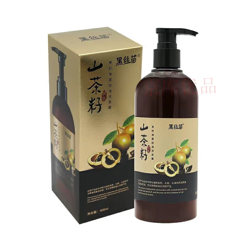 茶麸洗发水山茶籽控油去屑止痒防掉发断发蓬松柔顺儿童宝妈适用 1瓶 400ml/瓶