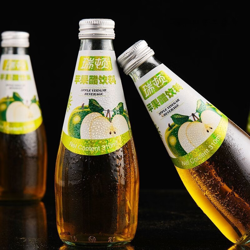 苹果醋 果汁饮料玻璃瓶装310ml*6瓶/12瓶聚餐年货泡沫箱整箱 苹果醋310玻璃瓶 6瓶【限购18件】 京东折扣/优惠券