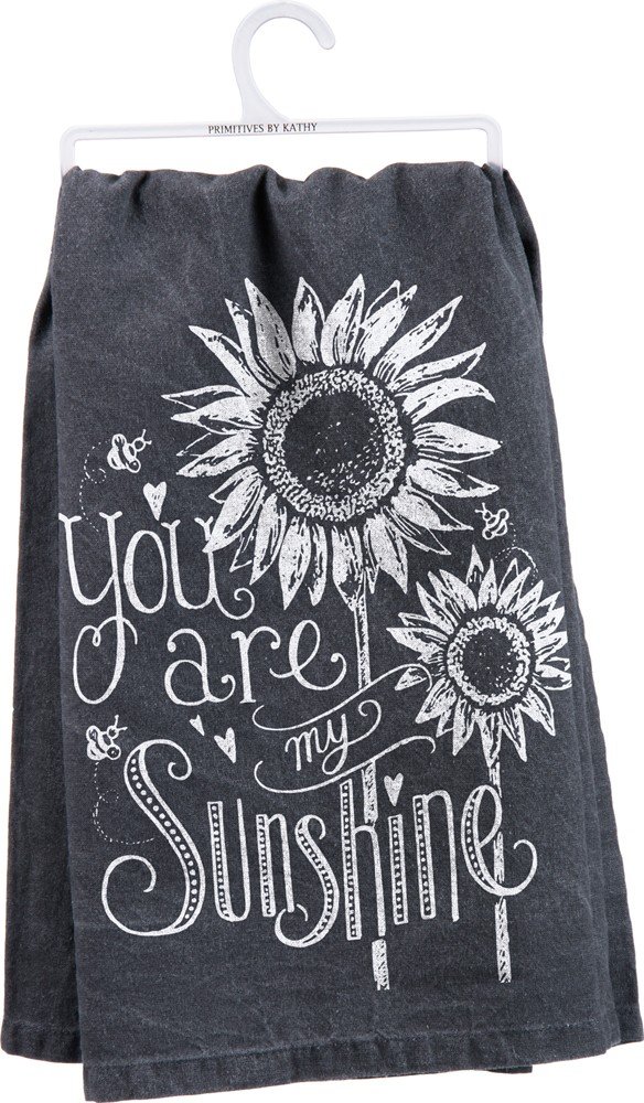 Primitives by Kathy粉笔洗碗巾 28" x 28" You Are My Sunshine
