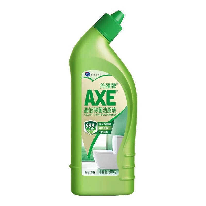 斧头AXE晶怡洁厕液 厕所马桶清洁剂洁厕灵 500g 洁厕 6瓶装