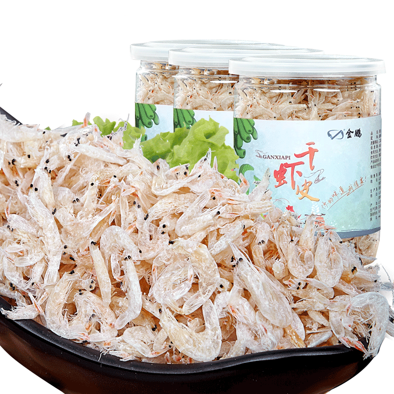 金鹏品牌淡干虾皮，最优质的海产干货选择|海产干货全网最低价格历史