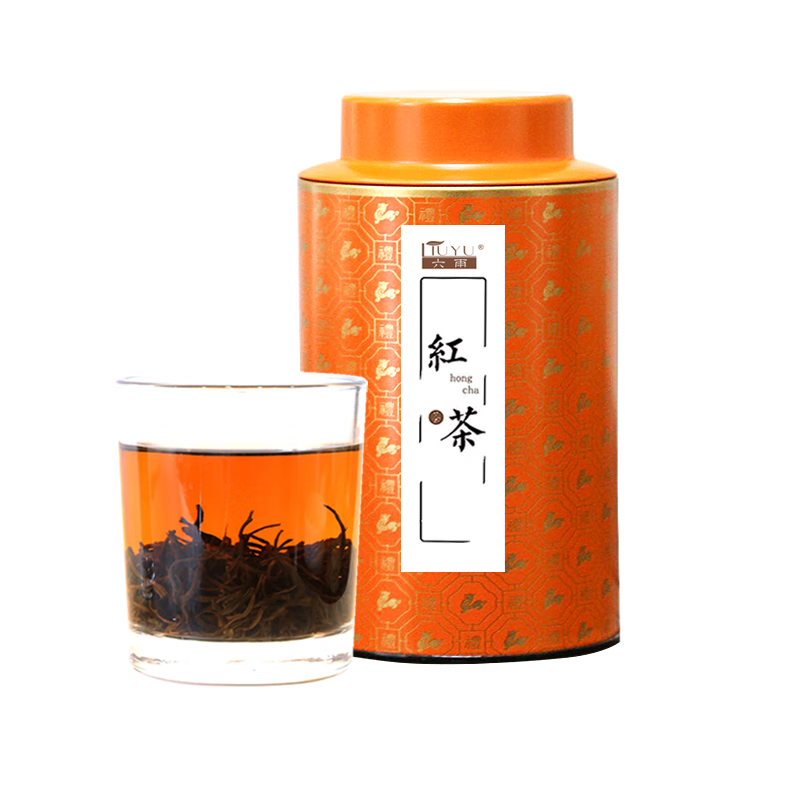 六雨 天目湖红茶散装特级茶叶 溧阳特产口感醇厚浓香型小种功夫茶 80g(罐装-2025新茶抢先购）