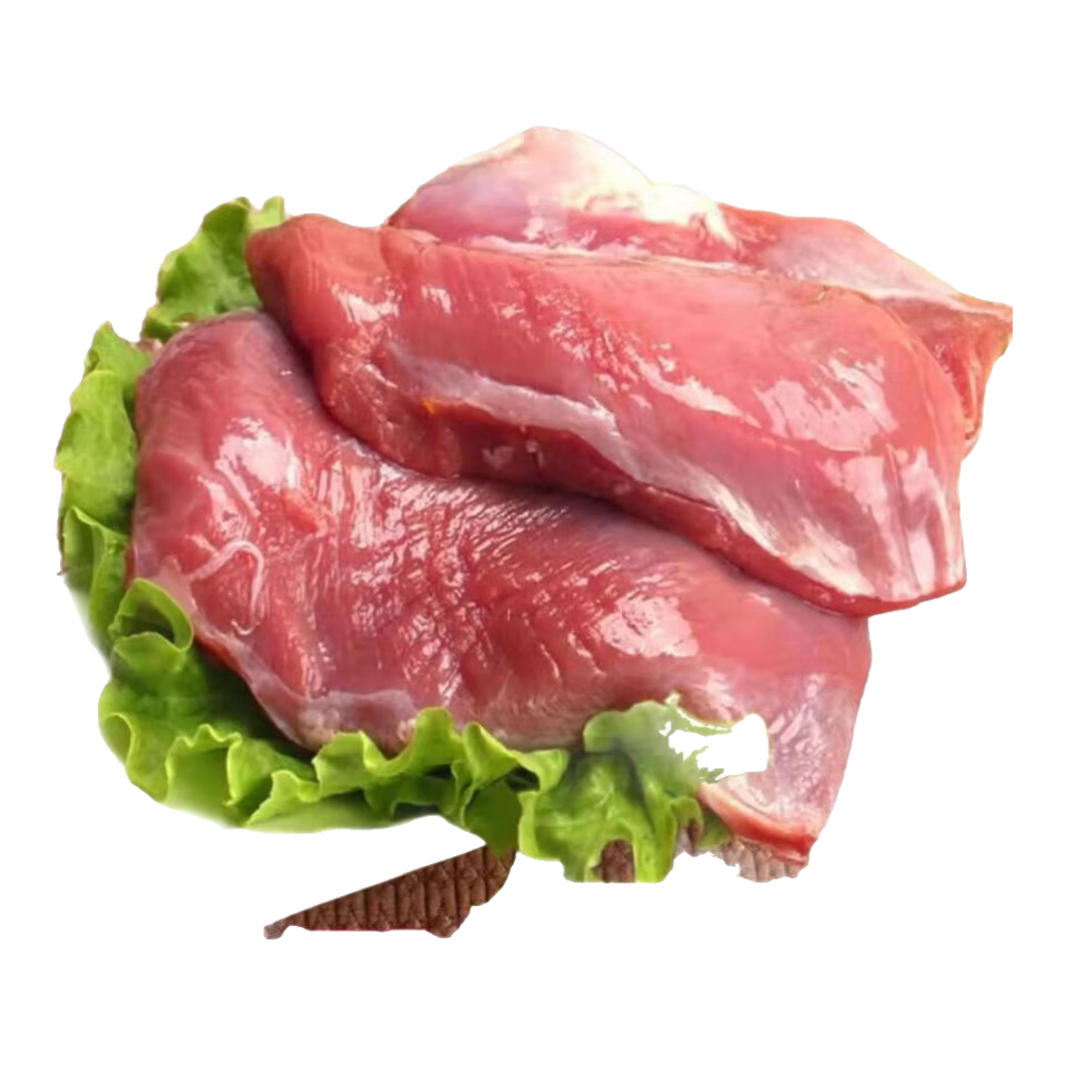 冷凍去皮鴨胸肉鴨脯肉可代替豬肉烤串生鮮新鮮純瘦肉燒烤鴨肉骨 去皮鴨胸肉2斤