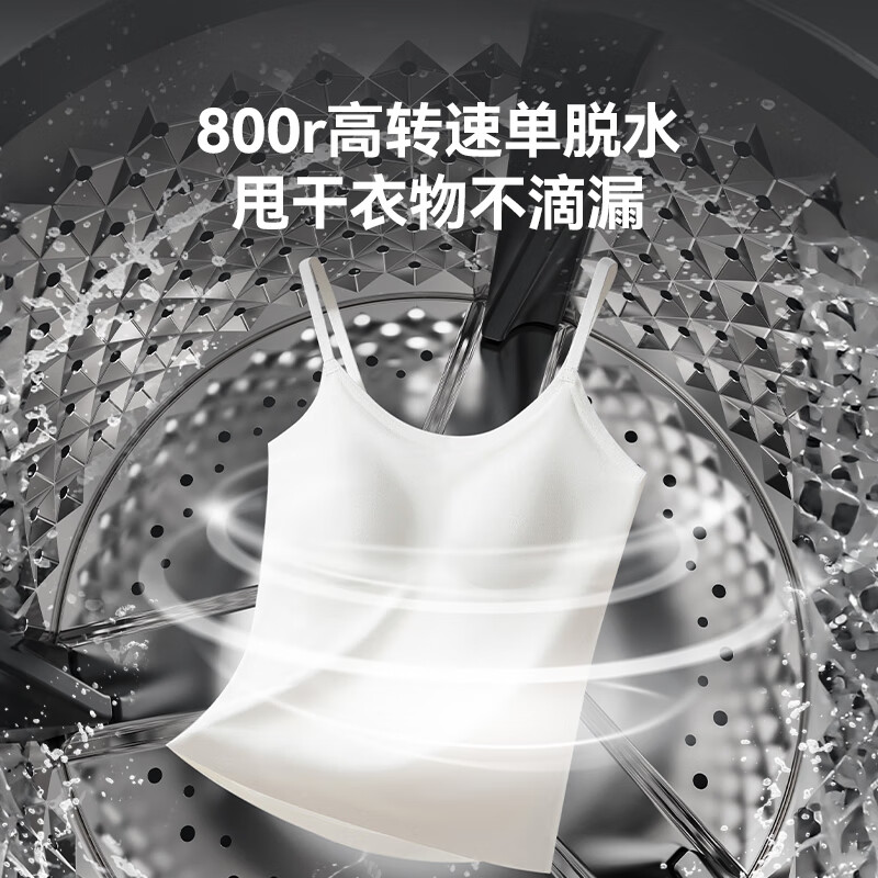 顽米内衣洗衣机内衣裤专用壁挂式小型迷你洗袜子机神器国家补贴全自动双桶仓舱婴儿洗烘一体懒人洗衣机 【迷你款-灰色】洗烘脱一体