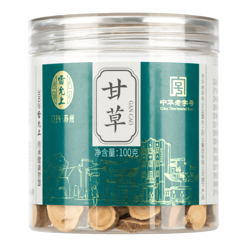 雷允上甘草片100g主根切片可泡水養(yǎng)生茶 甘草干姜湯原料