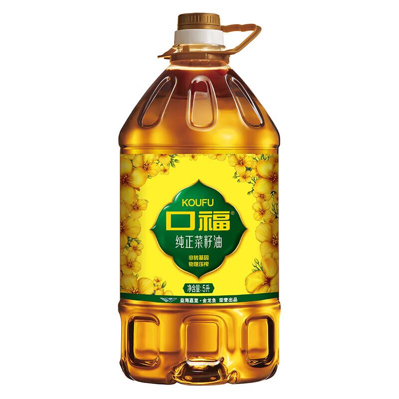 口福非转基因纯正菜籽油 5升