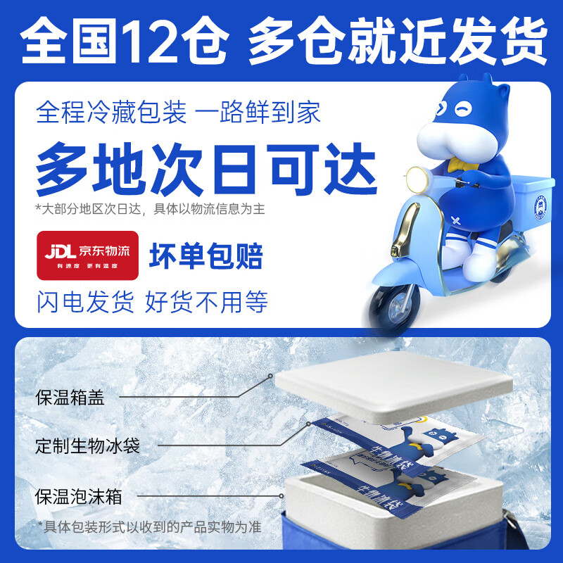 小牛凯西整切牛排原肉不拼接不合成牛肉儿童生鲜家庭套餐 菲力牛排650g10片+2鸡排+1意面