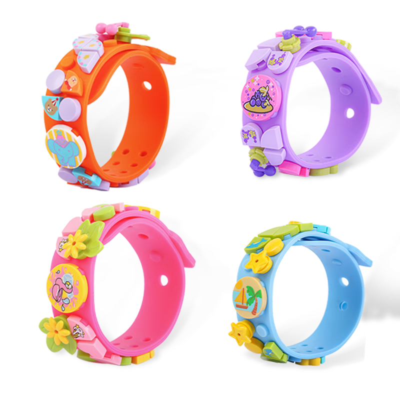 WOMA缤纷多彩积木手环儿童玩具男孩女孩盲盒生日礼物 6款豪华合集