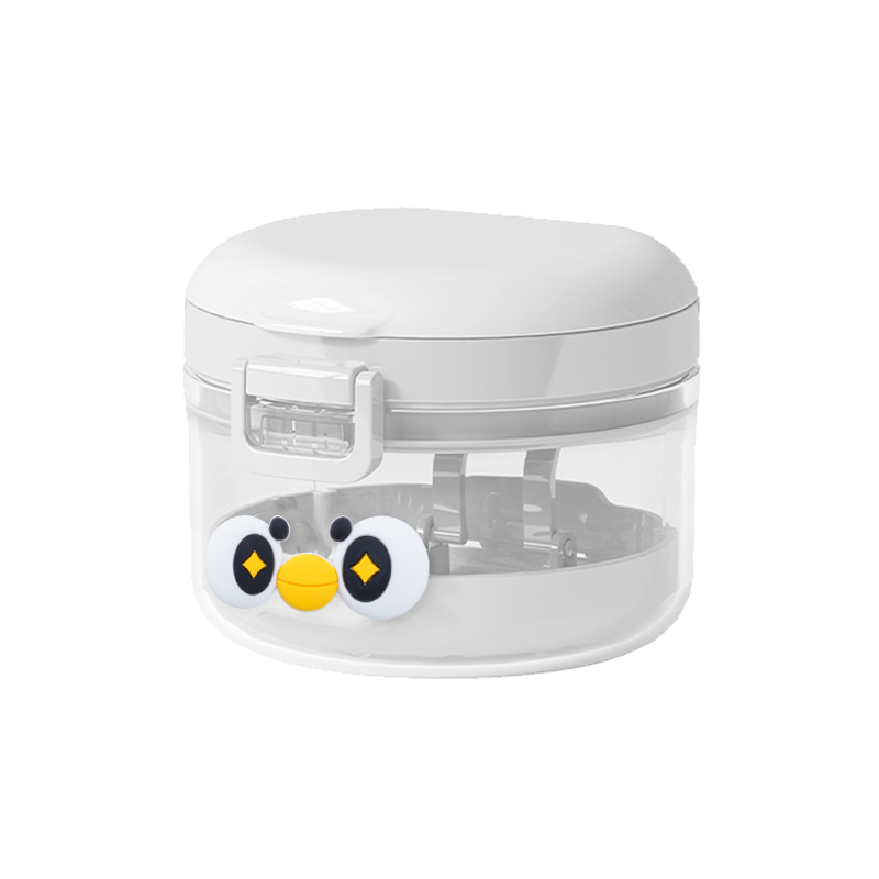 Daisy Leaf 清洁假牙套盒保持器收纳器清洗清洁盒隐形牙套盒假牙清洁清洗盒