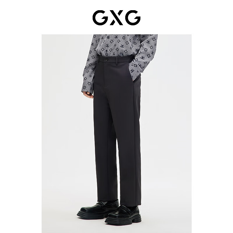 GXG男装 商场同款 休闲直筒长裤