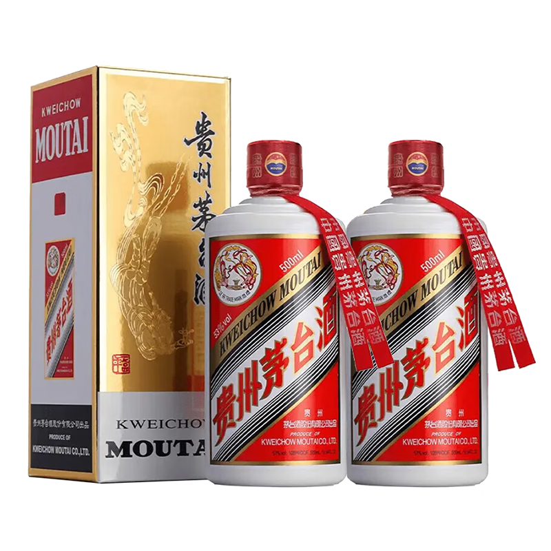 moutai/ę́ ����ę́ 53�� ������ 500ml 2ƿ