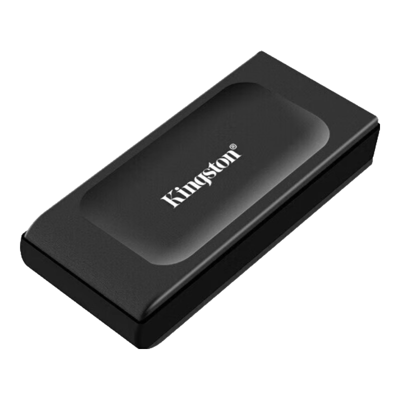 金士顿（Kingston）1T移动固态硬盘 2TB外接小巧移动硬盘 小形迷你手机直接连固态U盘USB3.2 SXS1000  2T+硬盘包+转接头公对公【读取1050MB/S】