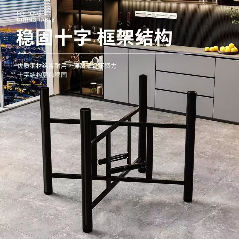古木鑫实木圆桌现代简约家用小户型吃饭圆桌子大排档圆桌酒店饭店旋转桌 1.8米胡桃色圆桌+玻璃转盘+桌架