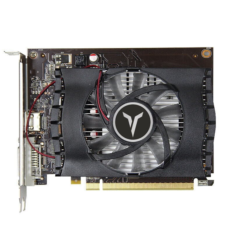 盈通（yeston）臺(tái)式機(jī)電腦顯卡GTX1050TI/GT1030/730獨(dú)立顯卡辦公亮機(jī)全新 GT1030-2G D5 極速版