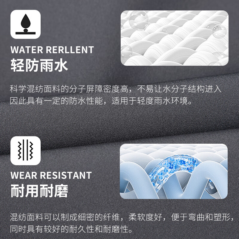 才子（TRIES）外套男行政夹克男士商务休闲立领春秋新款通勤风上衣男 灰色 XL (175/92A)