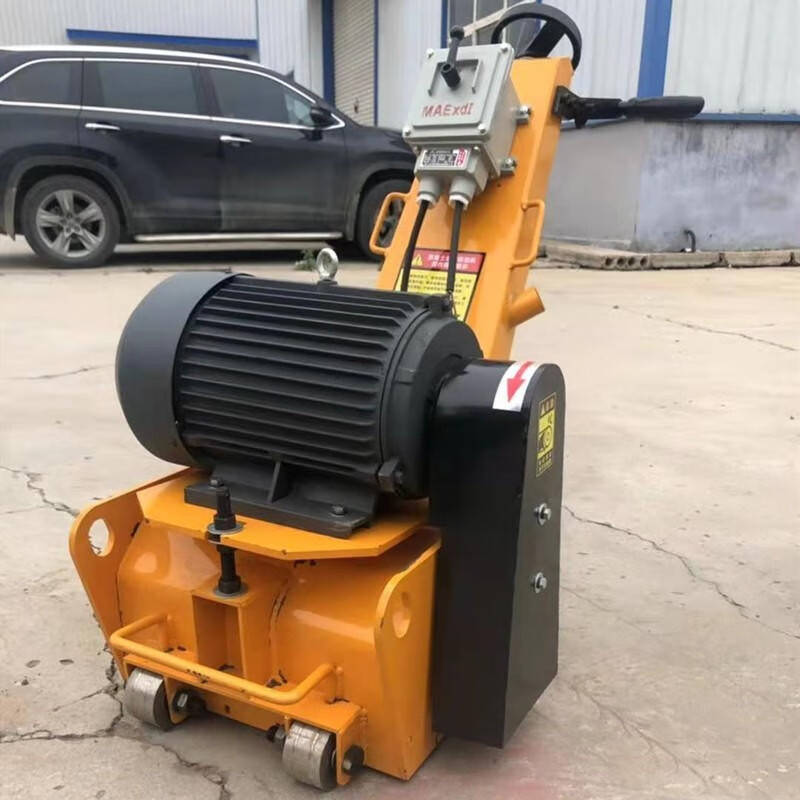 小型瀝青混凝土銑刨機(jī)自行走 室內(nèi)地坪水泥地面拉毛機(jī) 路面除線機(jī) 250電動(dòng)款