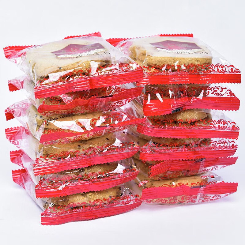 咔芙滋（KAFUZI）禮盒禮袋桃酥滿月送禮桃宮廷酥餅干620g江西特產(chǎn)休閑零食 散裝桃酥共2斤
