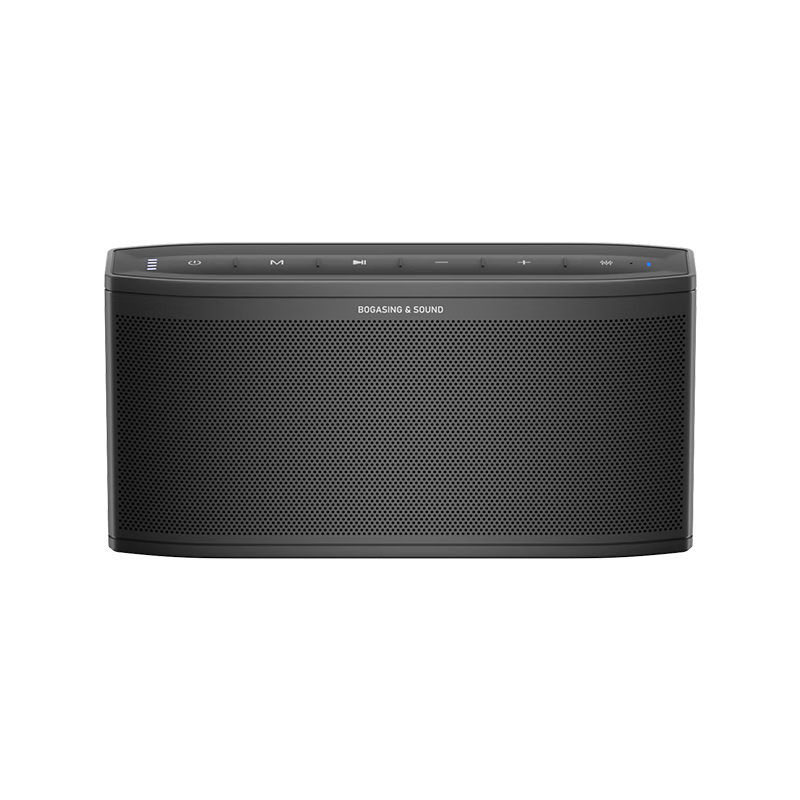 BOGASING新品Era S9 Pro蓝牙音箱二分频低音炮家用无线HIFI音响桌面户外便携式大功率高保真电脑音箱宝格声 星云黑【无损音质+AAC解码】 蓝牙/电脑aux连接/内存卡/Type-c