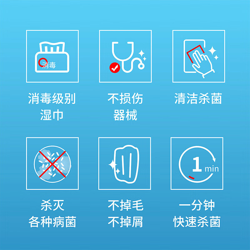 康必利消毒湿巾医用带盖皮肤物品杀菌卫生湿巾家用公共场所厨房厕所清洁 【医用酒精】100片*1包(含酒精)