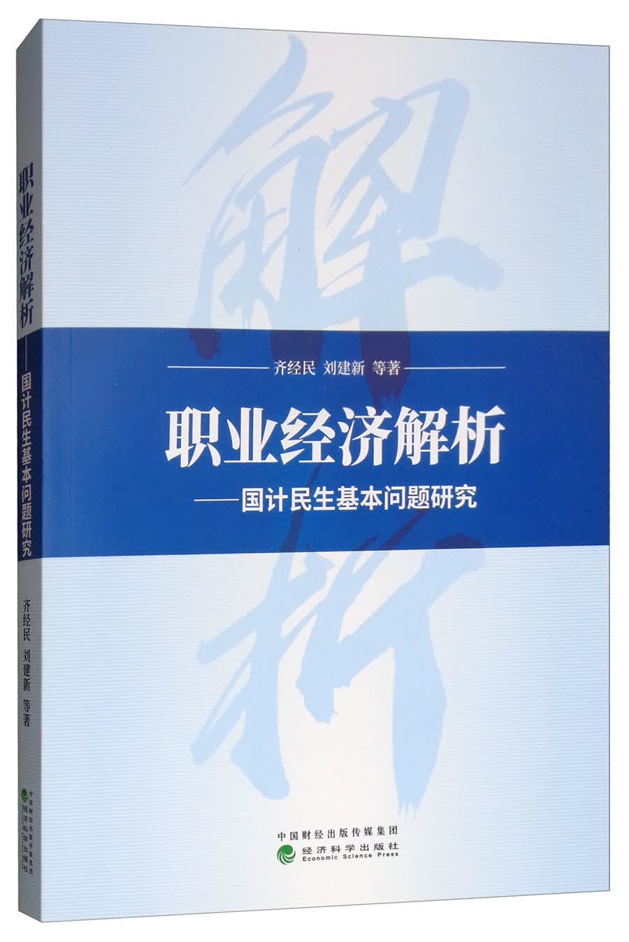 职业经济解析：国计民生基本问题研究