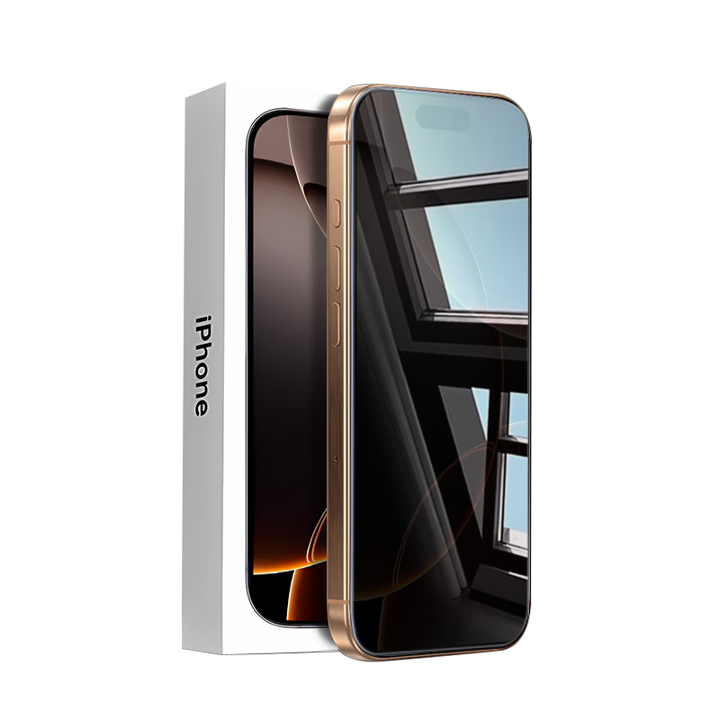 ���⡾2Ƭ������ƻ��16ProMax�����ֻ�ĤiPhone16ProMax�ֻ�Ĥ�޺ڱ߸��岣����ˤ������˽ǰĤ