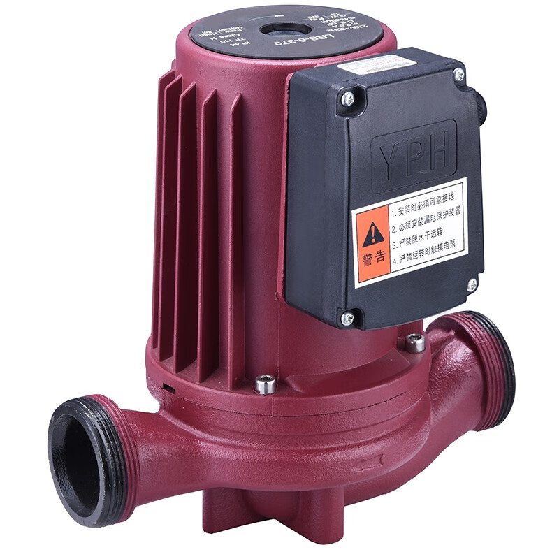 臣源（CHENYUAN）370W550W750W1100W大功率鍋爐熱水屏蔽地暖暖氣空氣能循環(huán)泵 370W1.5寸絲口