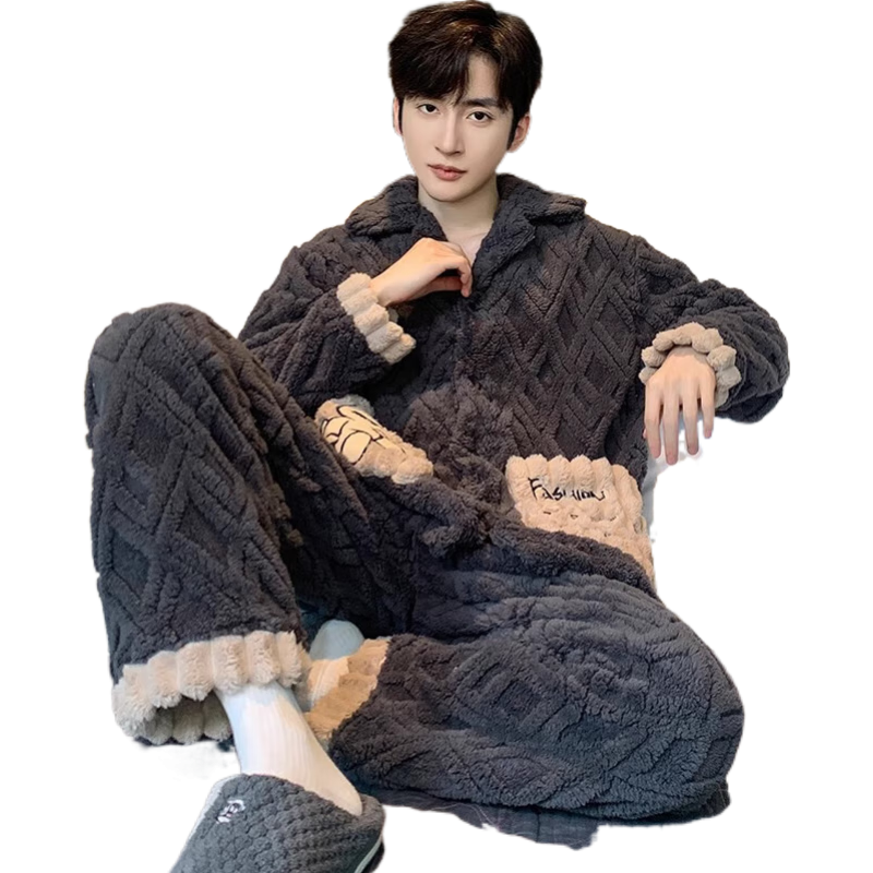 ��¹ ��ʿ˯���ﶬ����ůɺ���޼Ӻ�Ҿӷ���װ NSJYI-907 2XL 49.95Ԫ