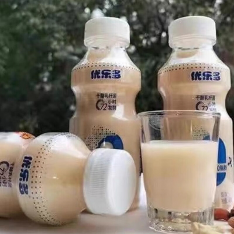 優(yōu)樂多青提梔子花味乳酸菌飲品0脂肪含乳飲料優(yōu)樂多乳酸菌340ml 乳酸菌飲品原味340ml*5