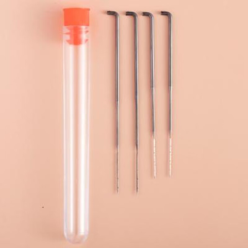 羊毛毡戳戳乐戳针手工diy制作材料包新手工具专用戳戳针针筒星 细针2