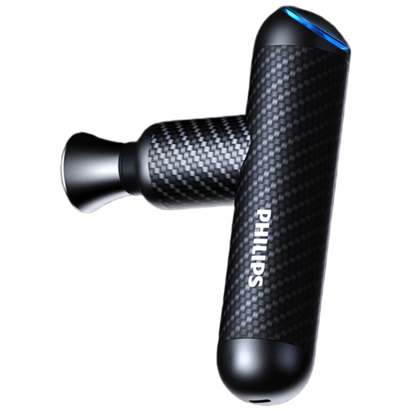 飛利浦(PHILIPS)碳纖維筋膜槍mini迷你肌肉放松按摩器專業(yè)級深層按摩儀頸膜槍5101G(C) 送男女友節(jié)日生日禮物