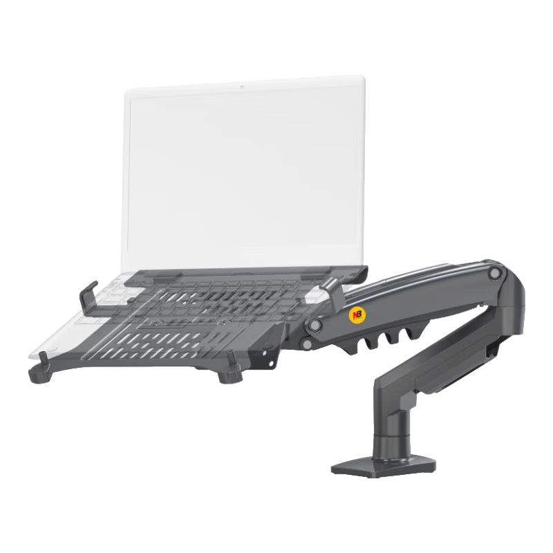 NB ERGONOMICNB F80-FP筆記本顯示器二合一支架筆記本支架臂雙屏顯示器支架顯示屏幕支架筆記本電腦升降增高架 單屏款|10-17英寸|筆記本架