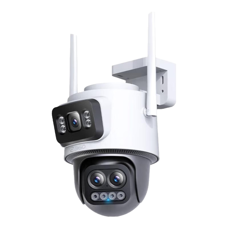 360室外攝像頭D2Pro 三攝版 900萬(wàn)像素家用監(jiān)控 槍球聯(lián)動(dòng)360度無(wú)死角 30倍混合變焦 全彩夜視攝像機(jī) 【超清三攝】戶外球機(jī)900萬(wàn)像素