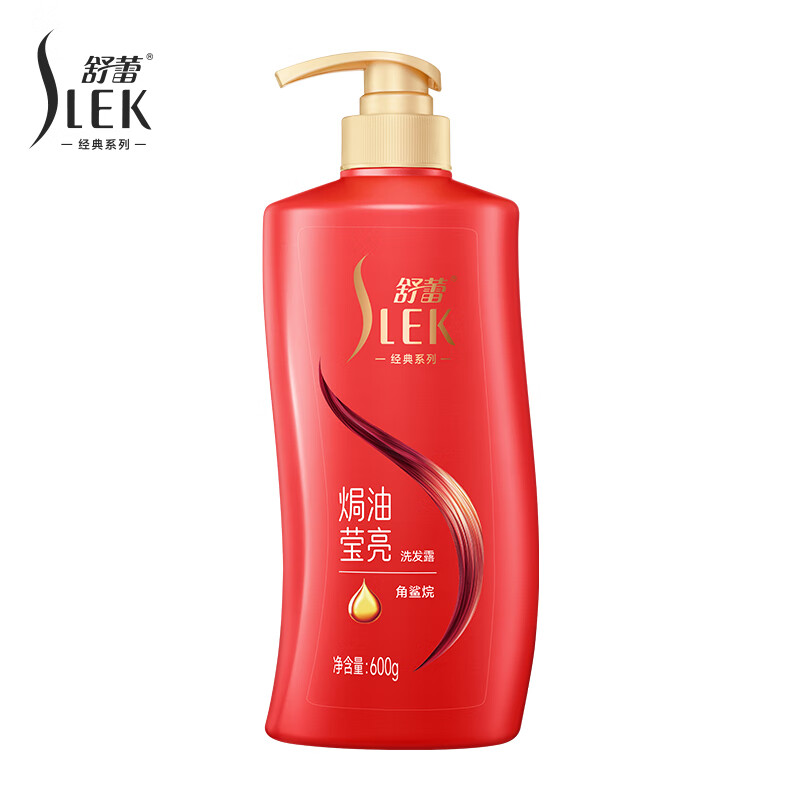 舒蕾洗发水焗油莹亮柔顺亮发丝润强韧持久留香大瓶装家庭装600ml 洗发水600g+樱花沐浴600ml