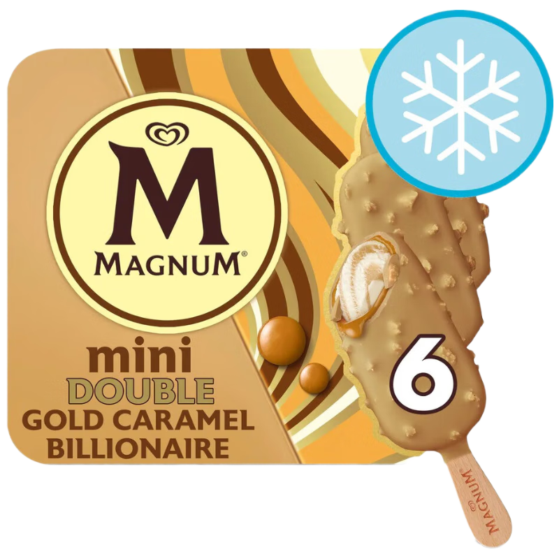 Magnum梦龙 双金焦糖口味55ml*6支 雪糕 冰淇淋